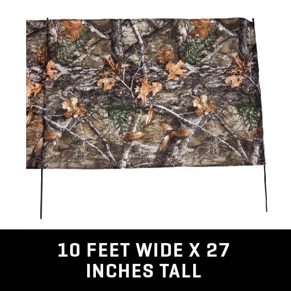 Vanish blind in Realtree Edge camo blends into woodland terrain.