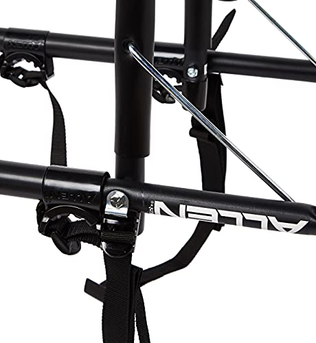 Tie-down system keeps bikes secure during weekend rides with Allen.
