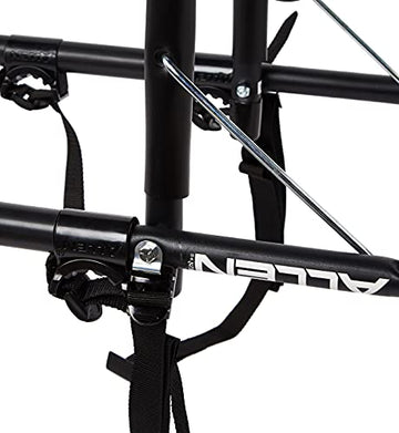 Tie-down system keeps bikes secure during weekend rides with Allen.