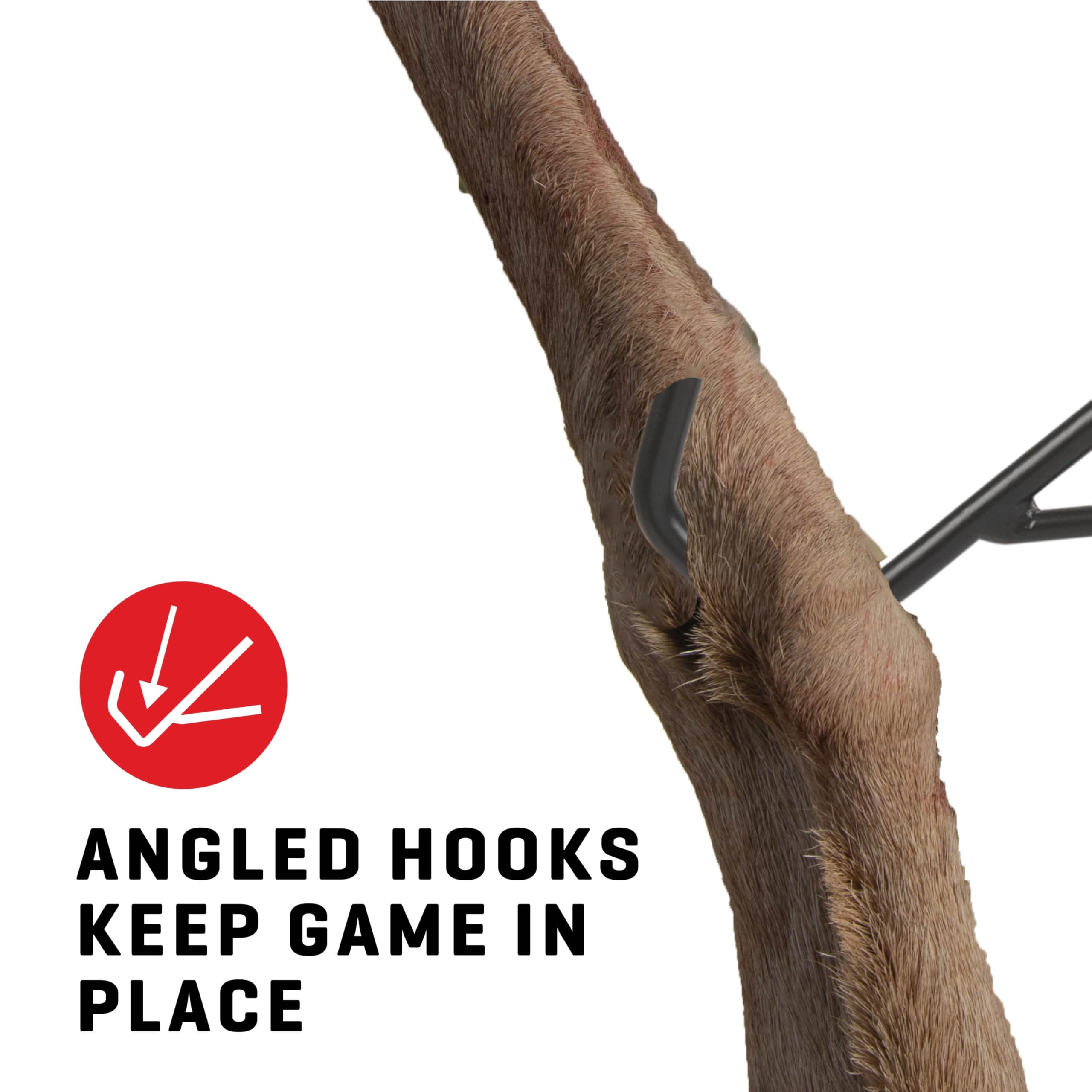 AC ALLEN Gambrel reinforced webbing and steel construction for durability.
