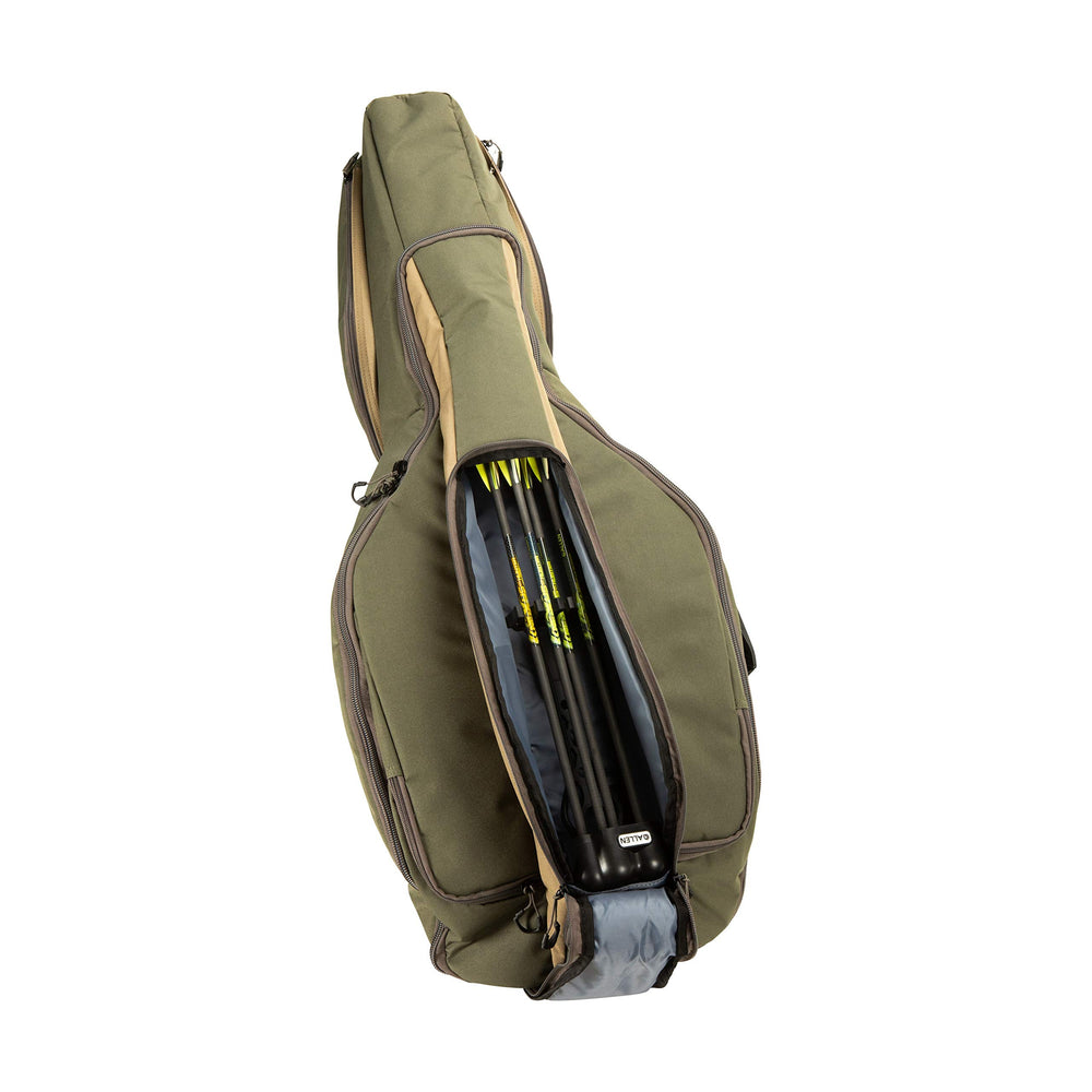 AC ALLEN Titan Copperhead crossbow case shows 15-inch narrow-limb fit for compact setups.