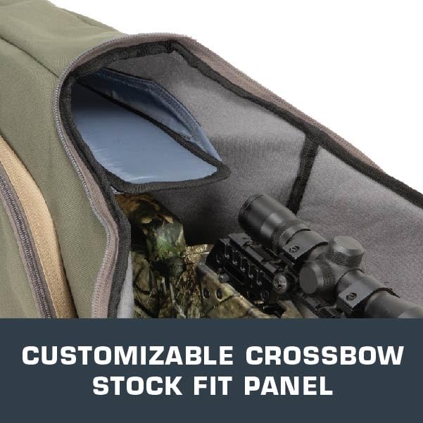 AC ALLEN crossbow case features a molded external handle for easy transport.