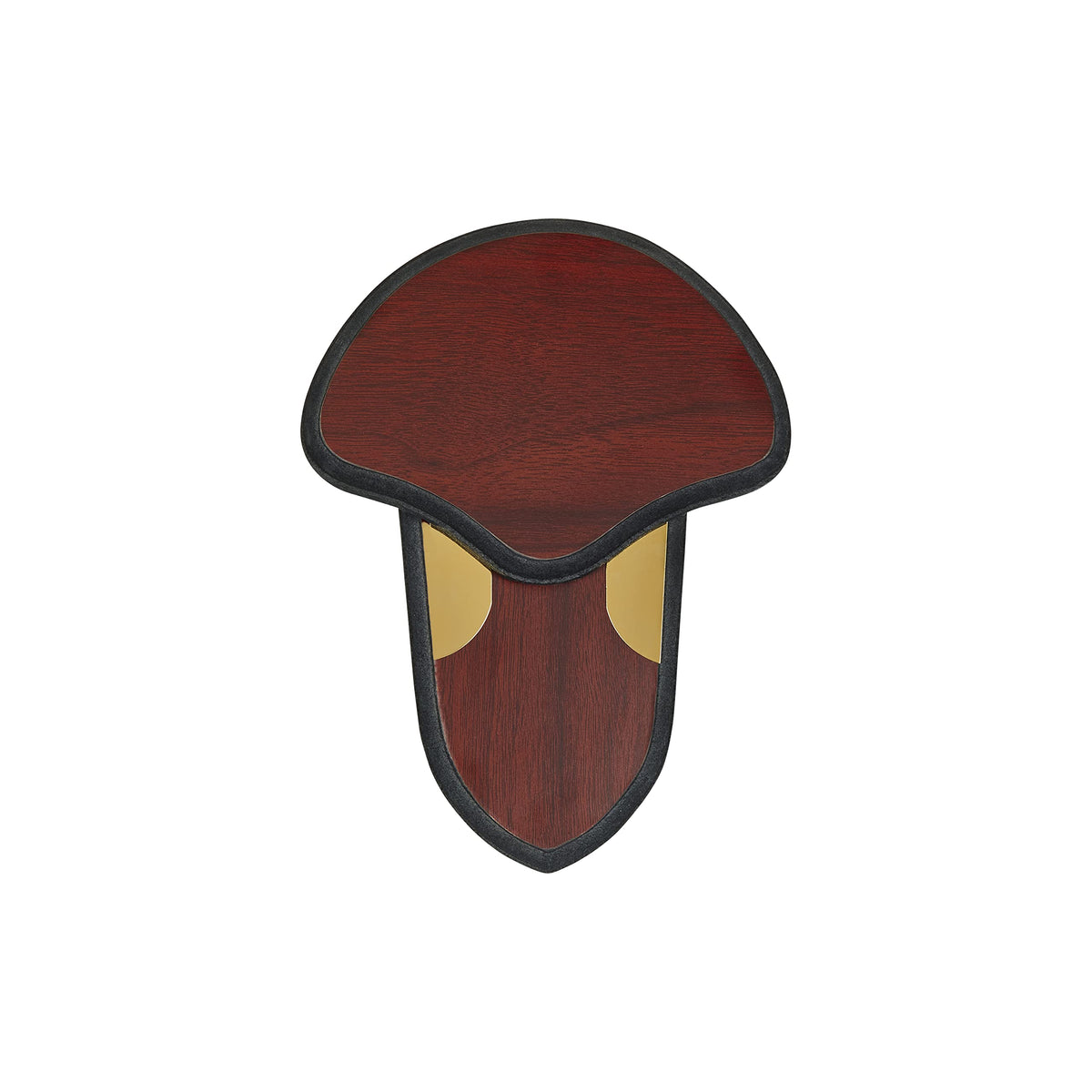 Allen Turkey Tail Fan Mounting Kit wood with authentic wood grain for display.