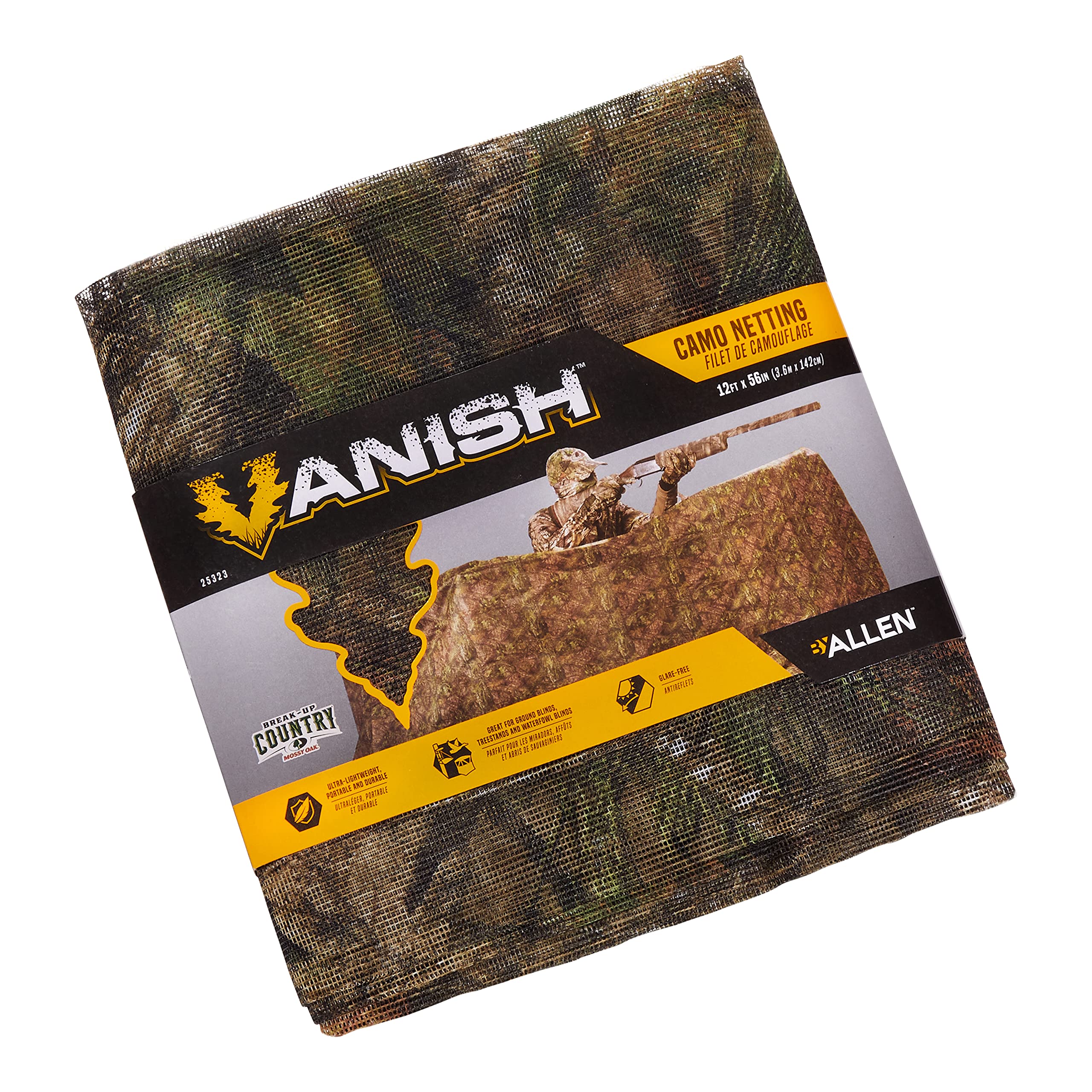 Lightweight Allen Vanish camo netting adds skeeter protection without bulk