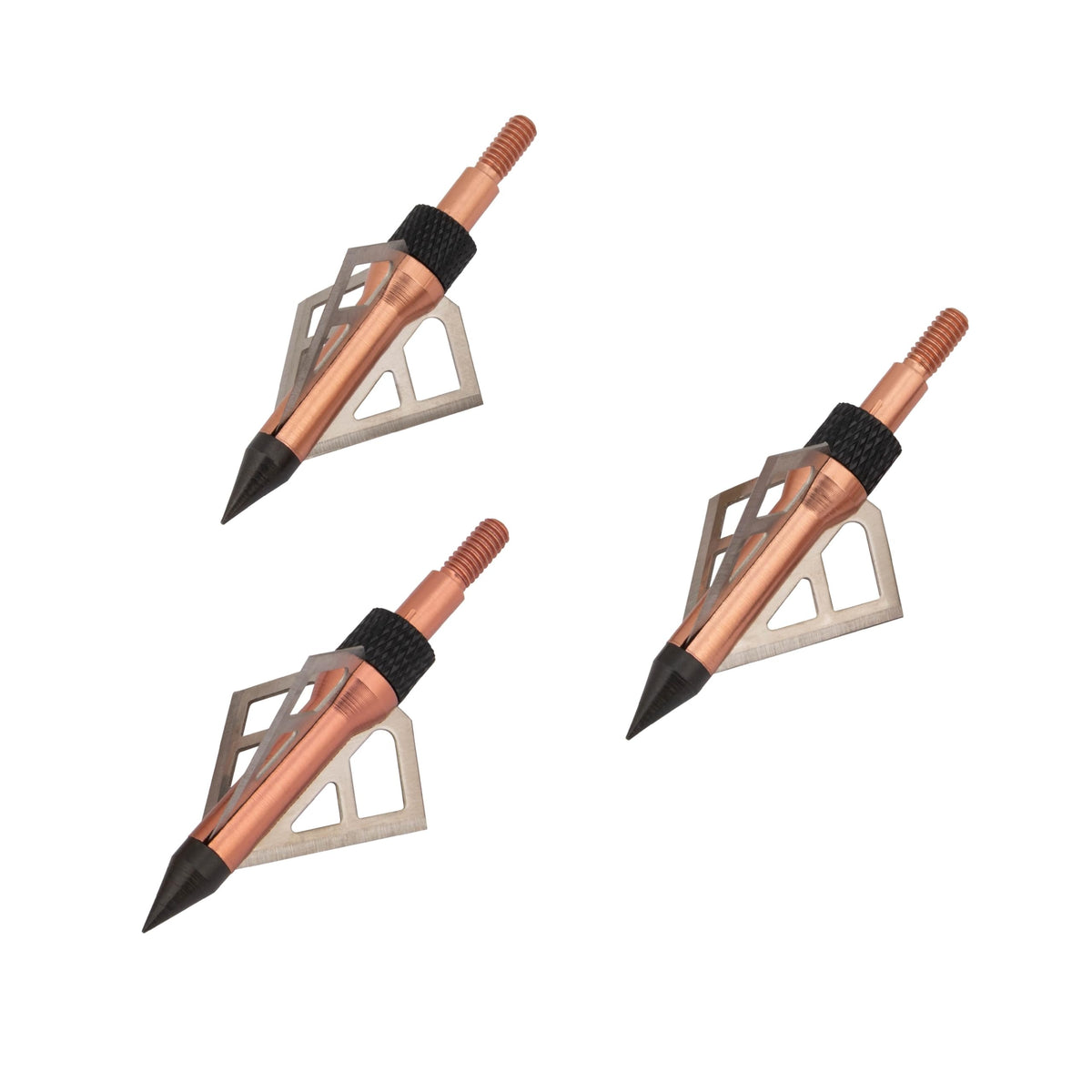 Front view of Allen Velox Optimus 3-Blade Broadheads packaging