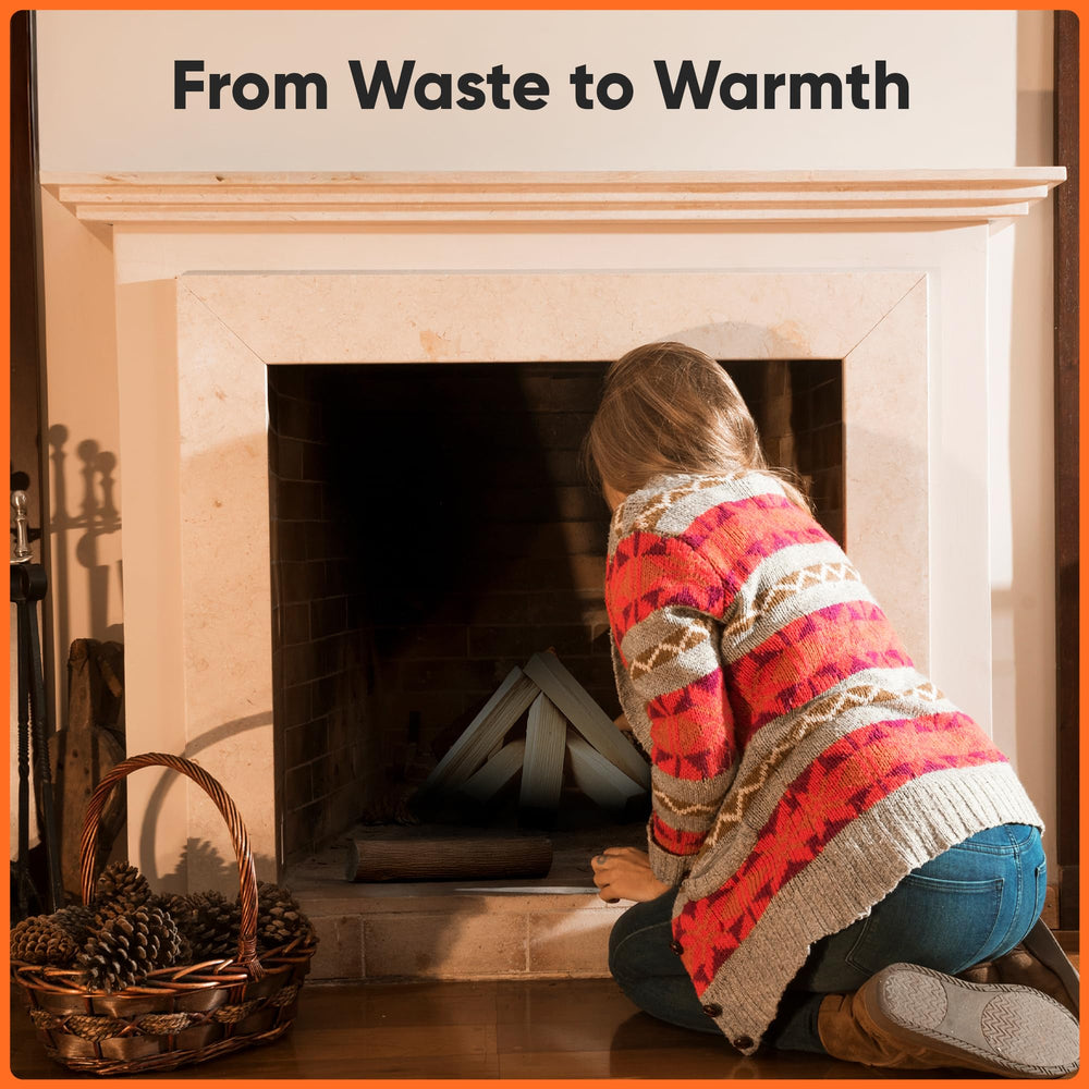 Allens kindling wood long burn flames, consistent heat for fires.