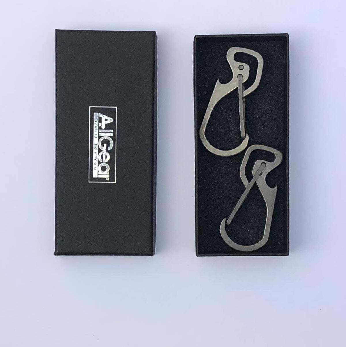 AllGear titanium carabiner keychain compact and durable for daily use.