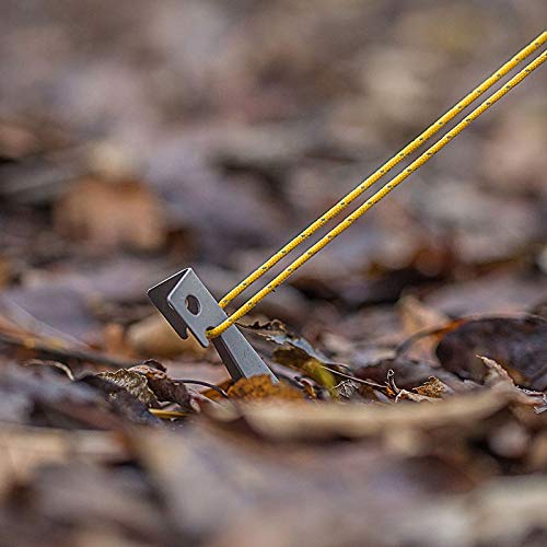 AllGear titanium ultralight peg 14g keeps packs light without sacrificing strength.