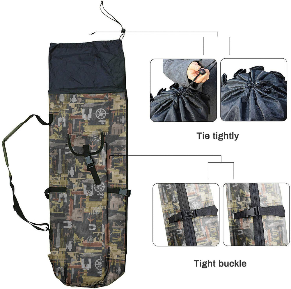 Allnice bag top double straps reinforce carrying and stability