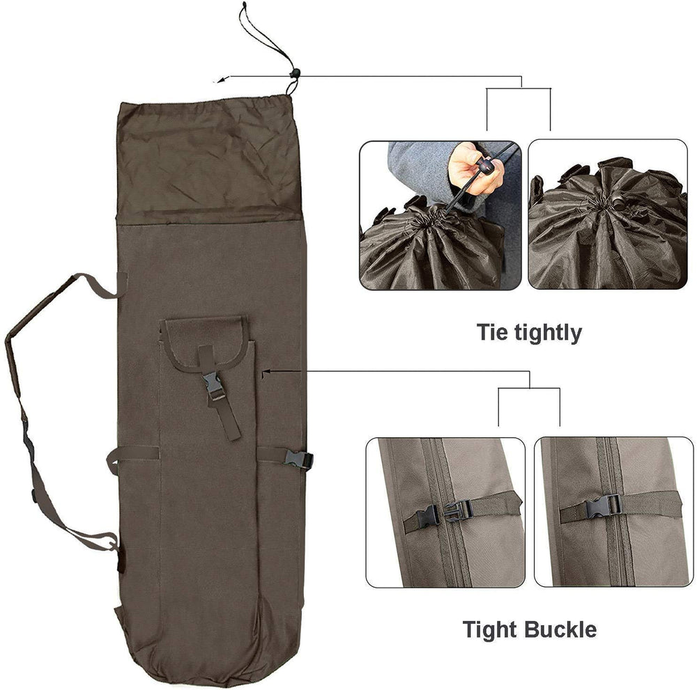 Secure top double straps and quick fastener strap