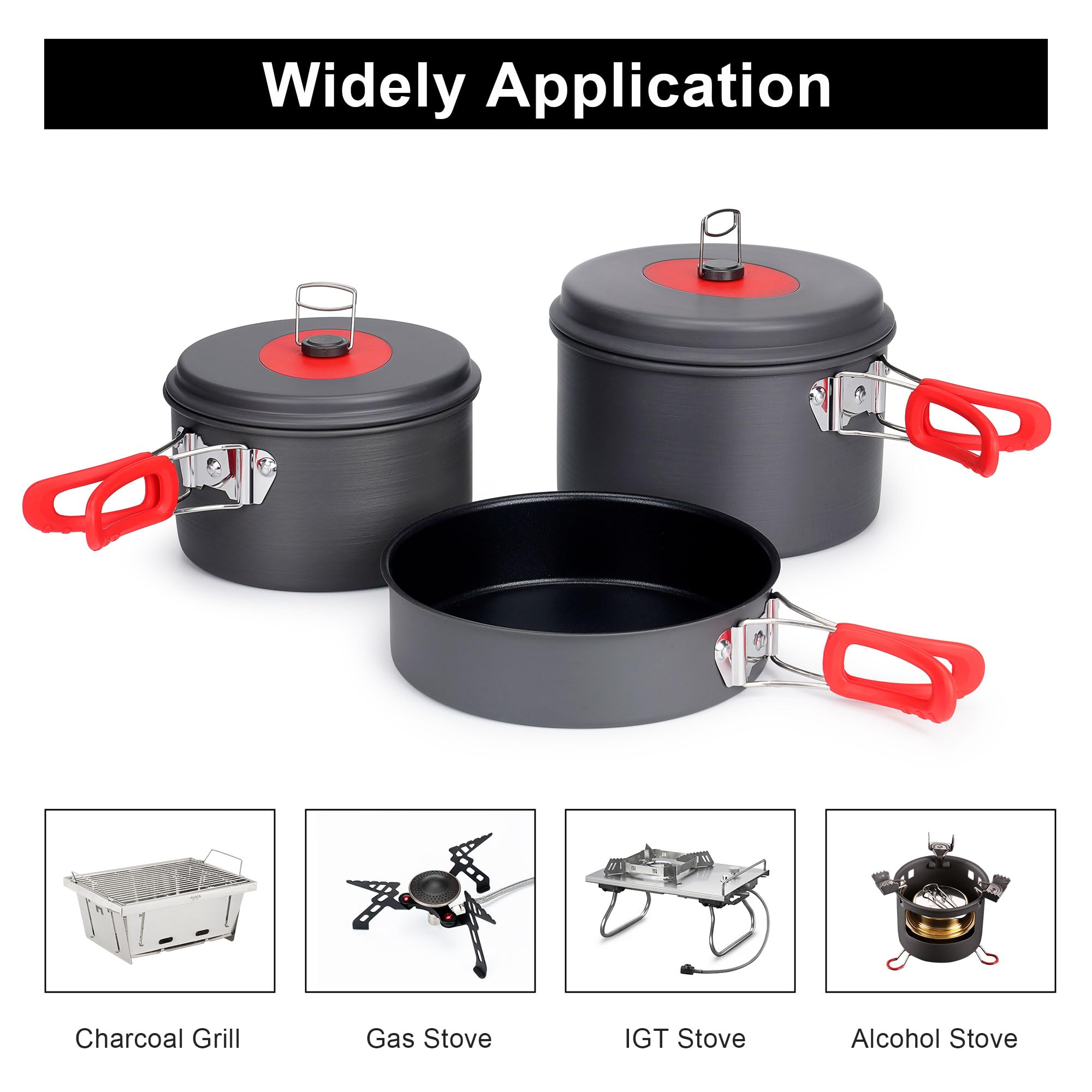 Alocs packable camping kit—compact and portable for trips.