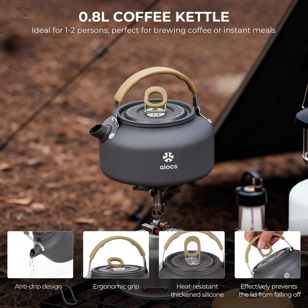 Alocs compact camping bag packs all essential gear into a neat outdoor kitchen.