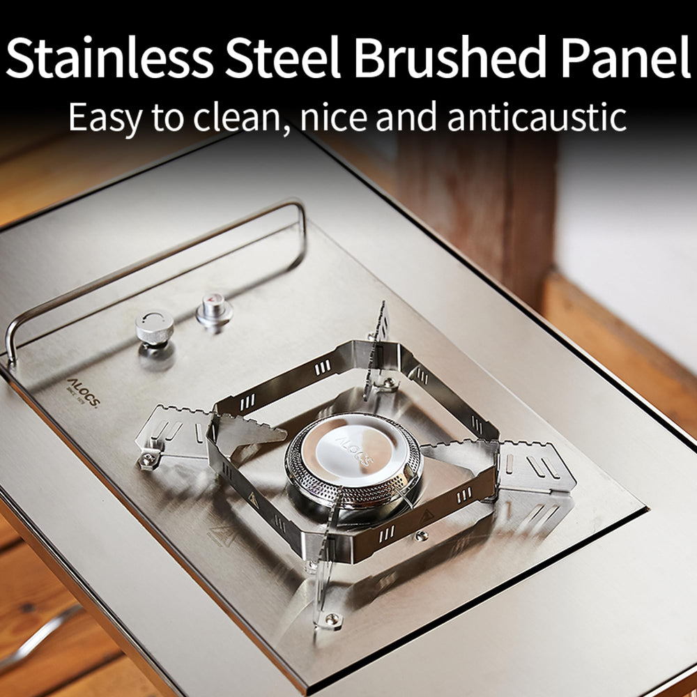 ALOCS serrated brackets stabilize pots up to 260mm diameter