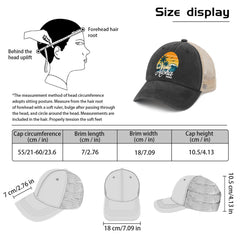 Aloha Hawaii Sun Hats garde cap back button adjustable for secure wear