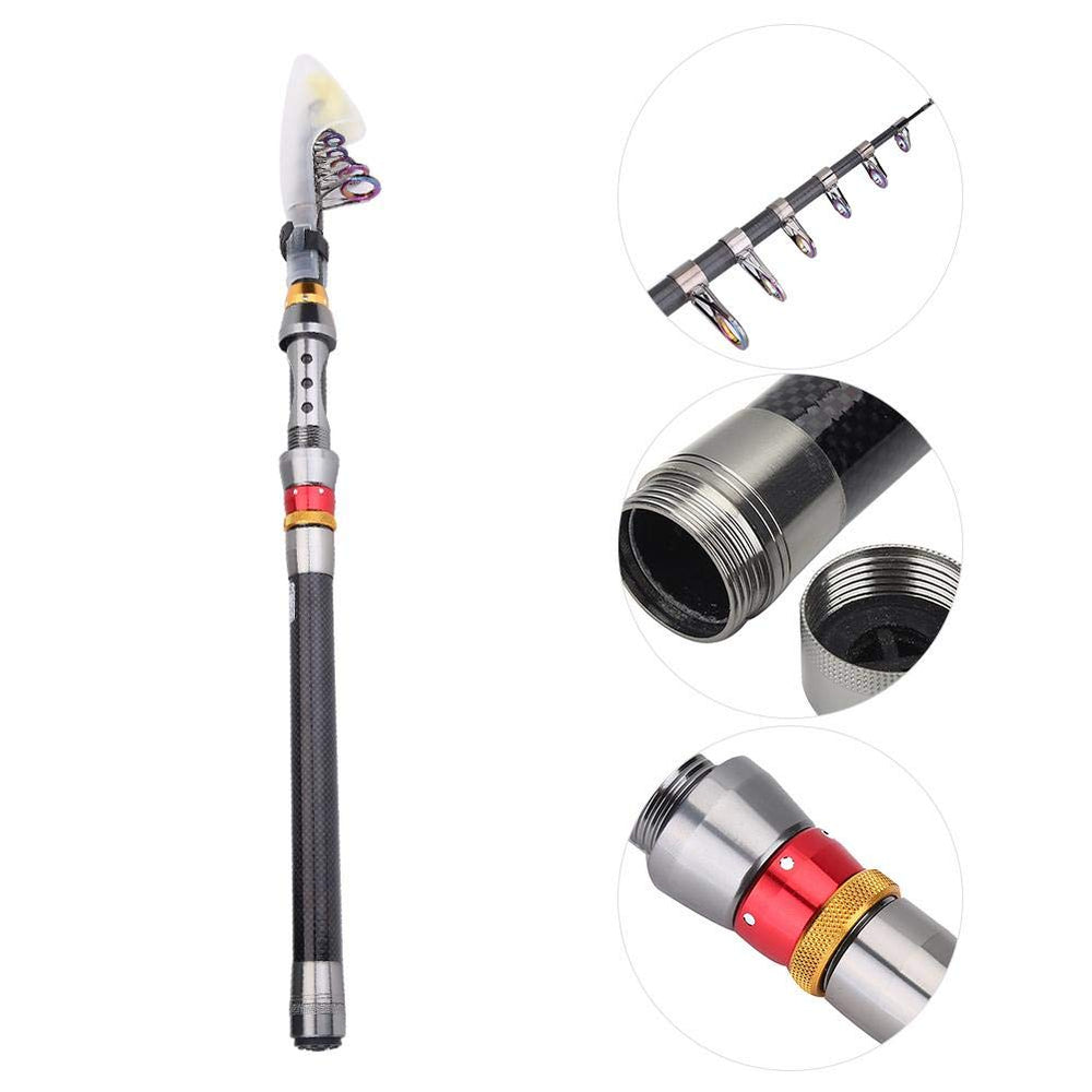 Alomejor carbon fiber rod with reliable reel seat for steady use.