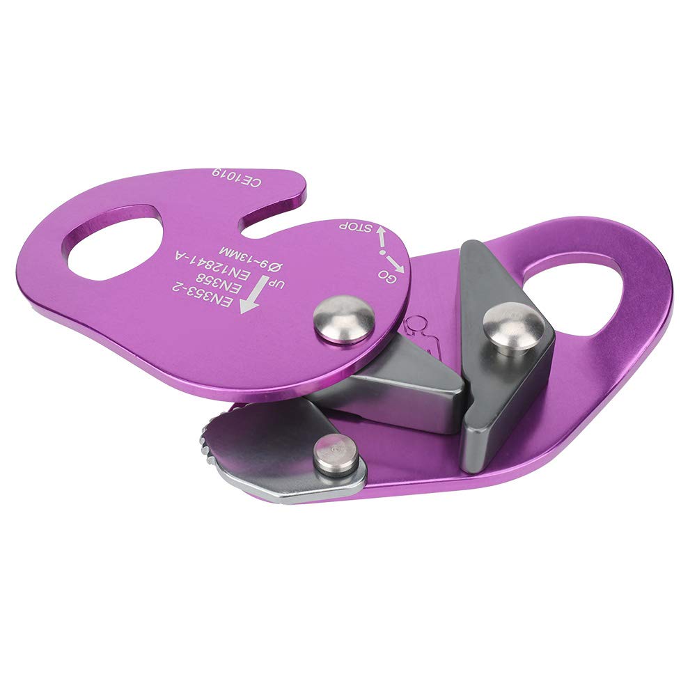 Alomejor climbing descender on rope demonstrates smooth operation during controlled descents.