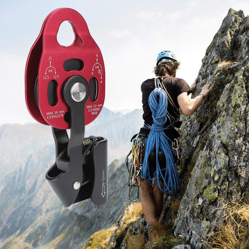 Alomejor climbing pulley interior spring for easy one-handed use