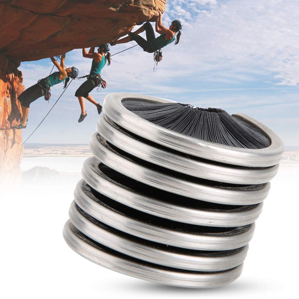 Alomejor climbing rope brush compatible with 8-13 mm ropes for versatility