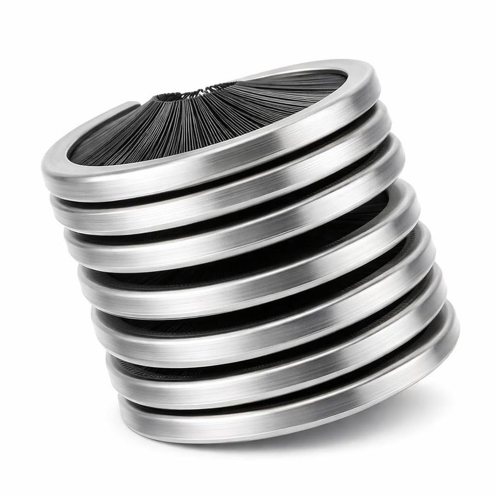 Alomejor climbing rope brush in stainless steel for durable rope cleaning on outdoor routes