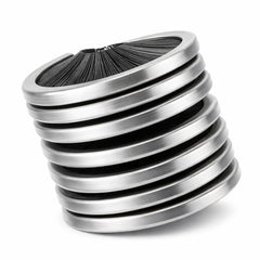 Alomejor climbing rope brush in stainless steel for durable rope cleaning on outdoor routes