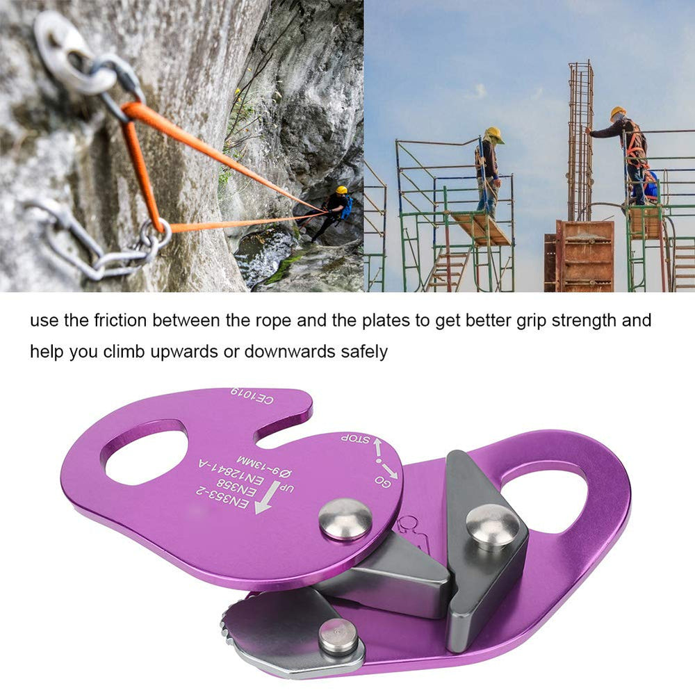 Alomejor descender compact design emphasizes portability for travel and on-site climbs.