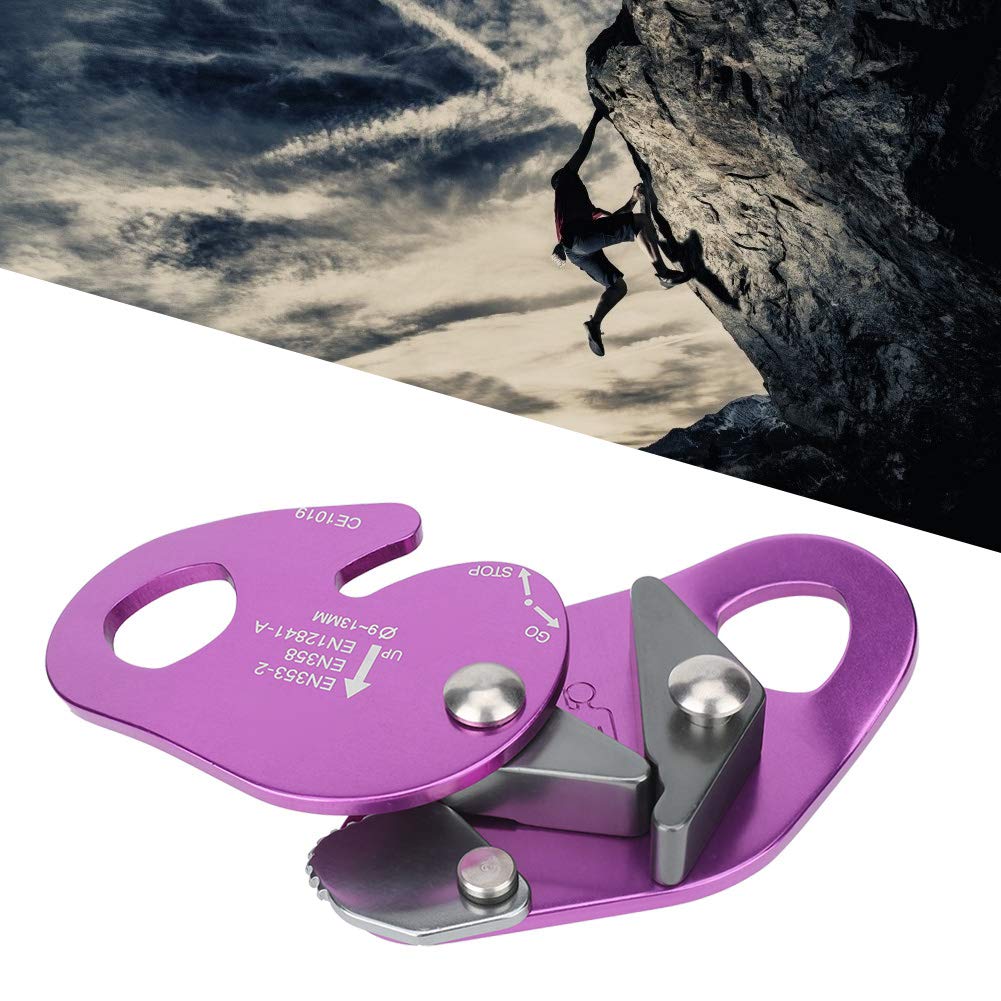 Alomejor descender rope diameter 9-13mm adjustable for different rope options.