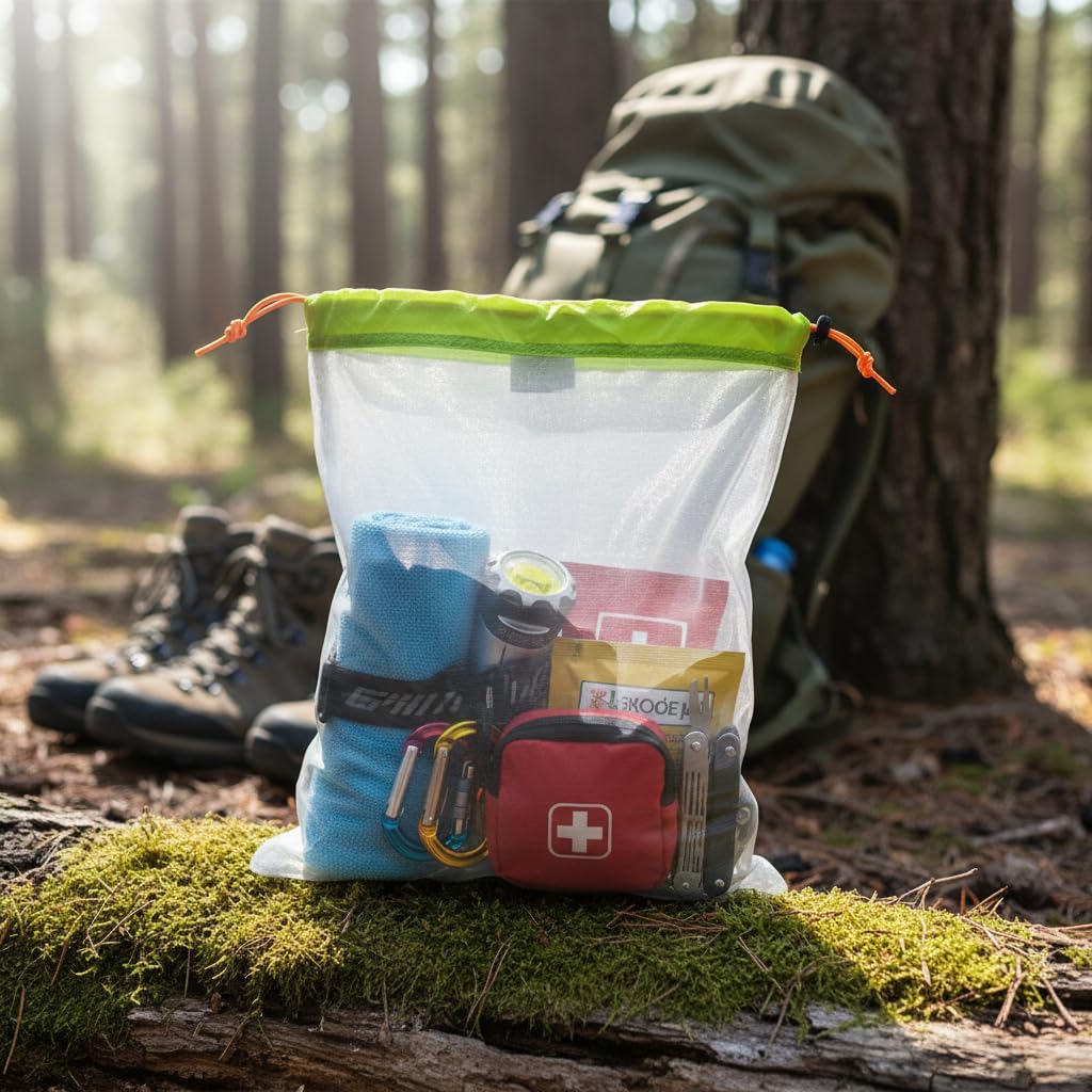 Alomejor Drawess mesh bag made with premium material for durable performance.
