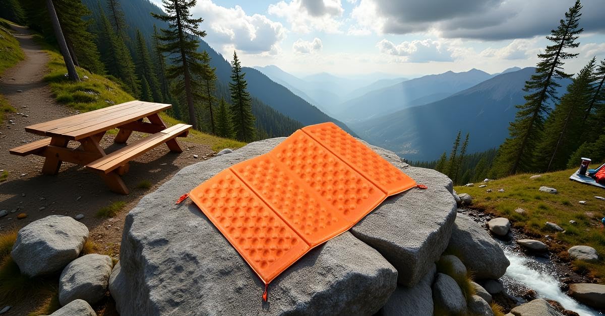 Alomejor ground cushion keeps you dry and clean in damp areas
