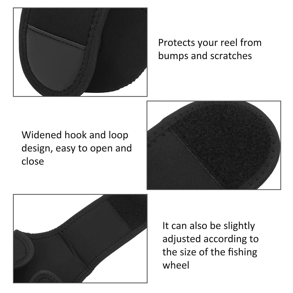 Reel bag fixed on fishing rod preventing slipping