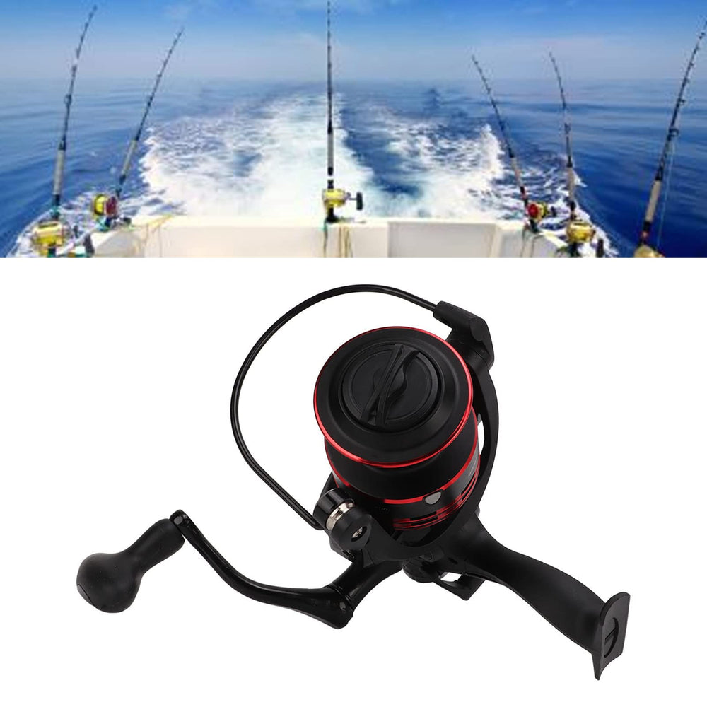 Alomejor fishing reel portable-design is easy to carry in a backpack.