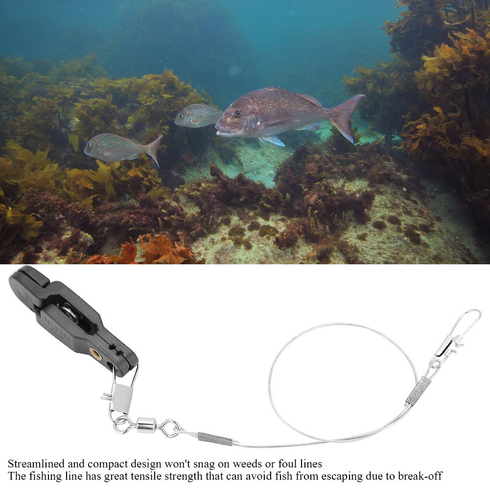 Alomejor Fishing Release Clip steel construction ensures durable performance