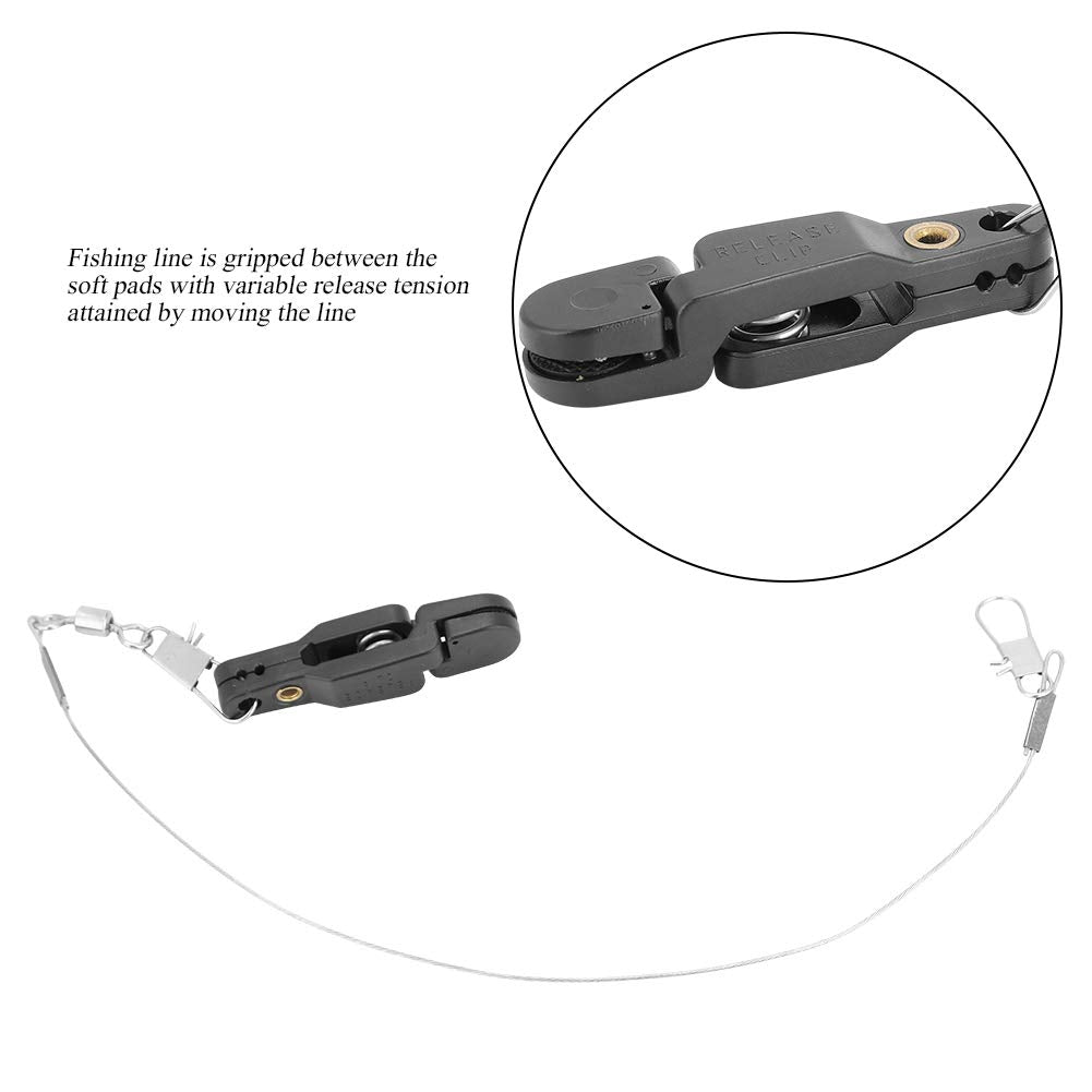 Alomejor Fishing Release Clip variable tension for adaptable line control