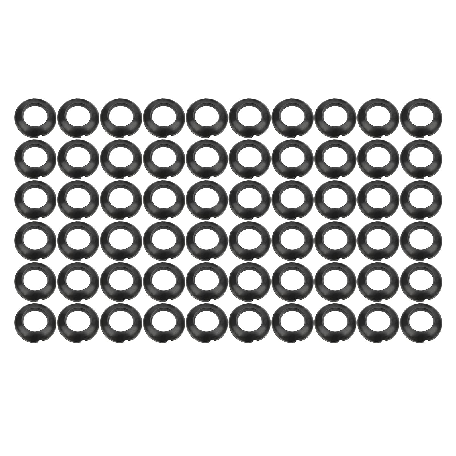 Alomejor winding check rings for fishing rods, 60-piece 13mm set for secure line dressing.