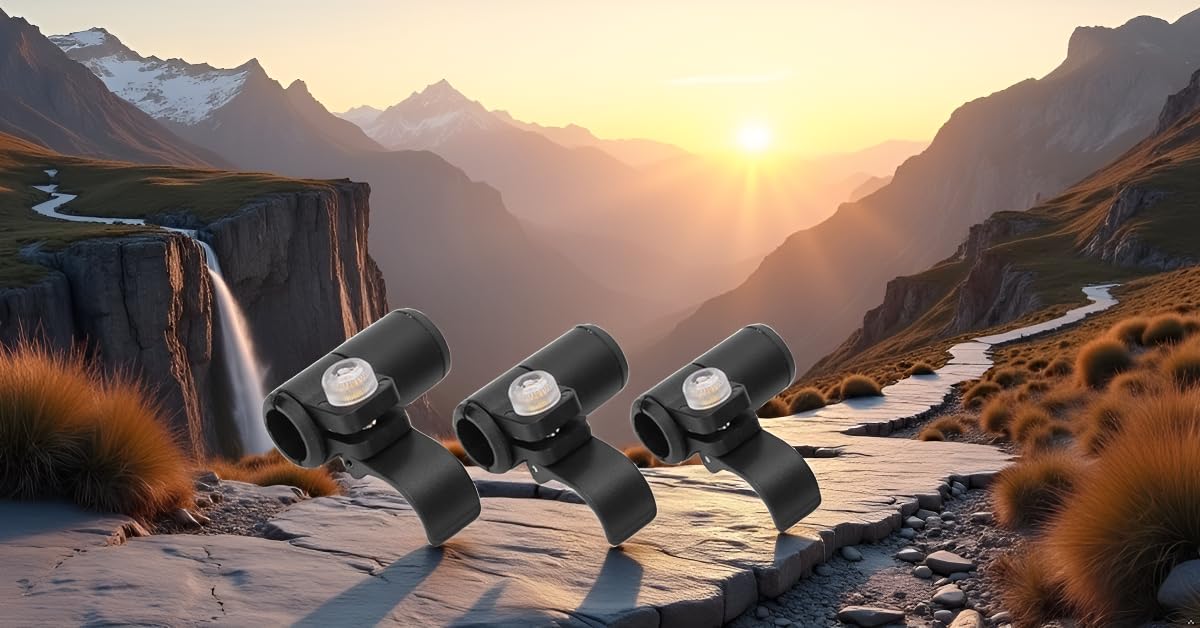 Alomejor Trekking Pole for mountaineering, adjustable length to suit terrain.