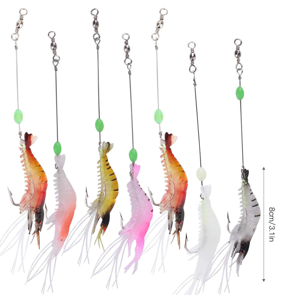 Alomejor multi-purpose soft lure set provides versatile options for freshwater and saltwater.