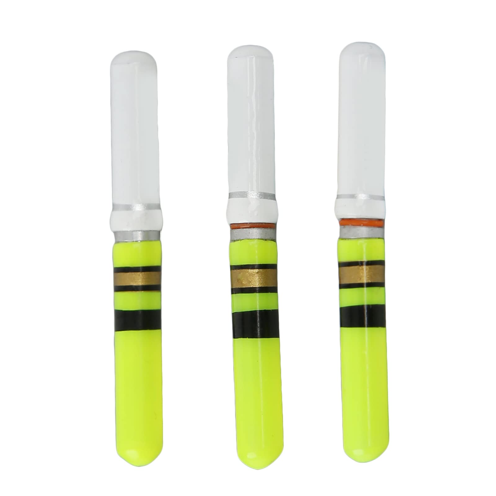 Alomejor green glowing tail LED light stick for night fishing – front view