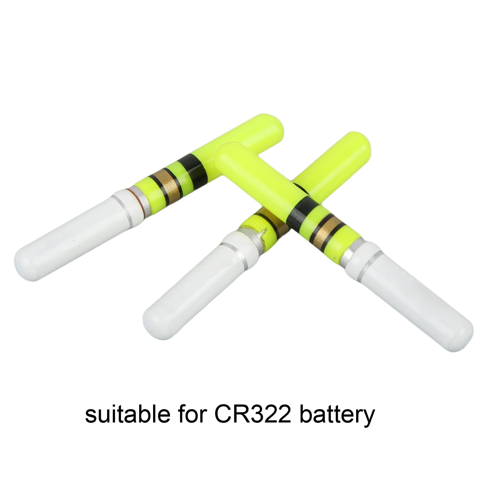 Waterproof green night fishing LED floats and lights for freshwater and saltwater