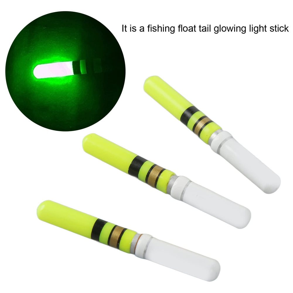 Durable plastic construction of night fishing glow sticks