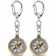 Alomejor Pocket two-piece outdoor keychain with compact design for easy carry on hikes.