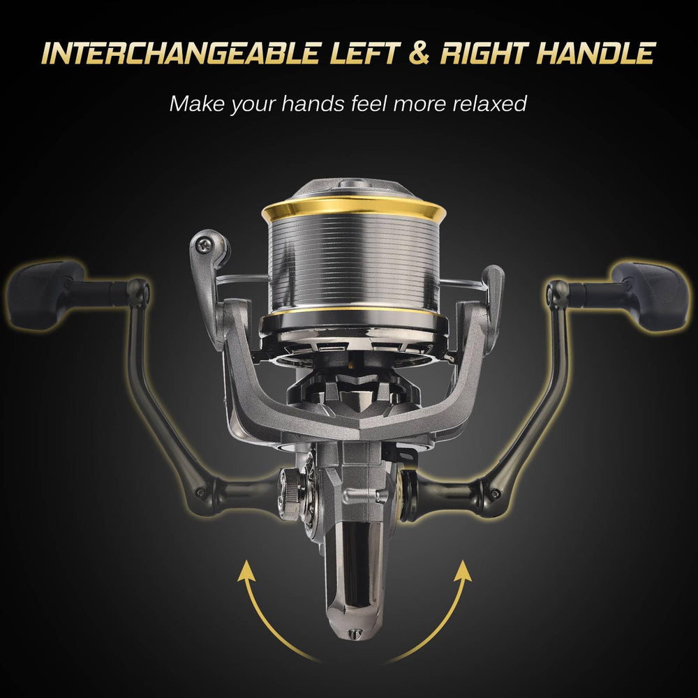 Alomejor Reel interchangeable left-right handle for ambidextrous use