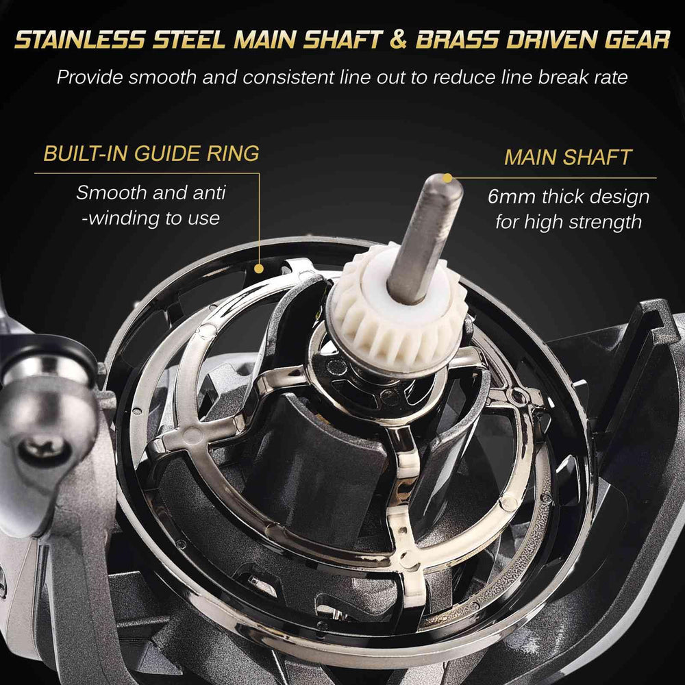 Alomejor Reel superior drag system for controlled strong runs