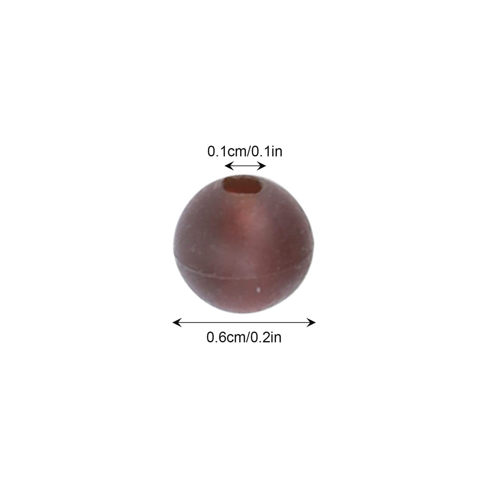 Alomejor rubber shock beads center hole allows smooth line threading