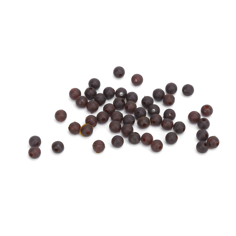 Alomejor rubber shock beads on hook provide soft cushion and better presentation