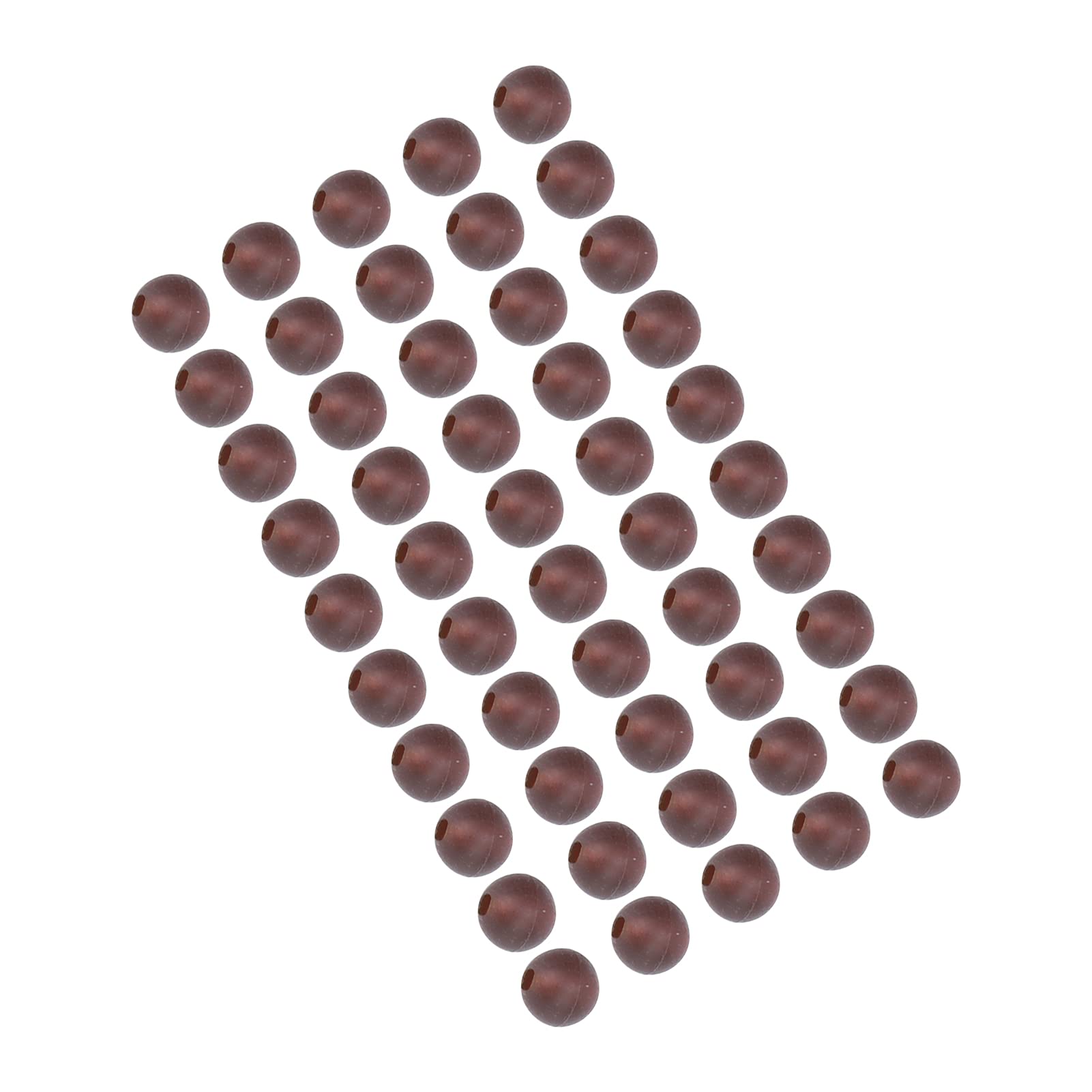 Alomejor rubber shock beads brown packaging for easy storage