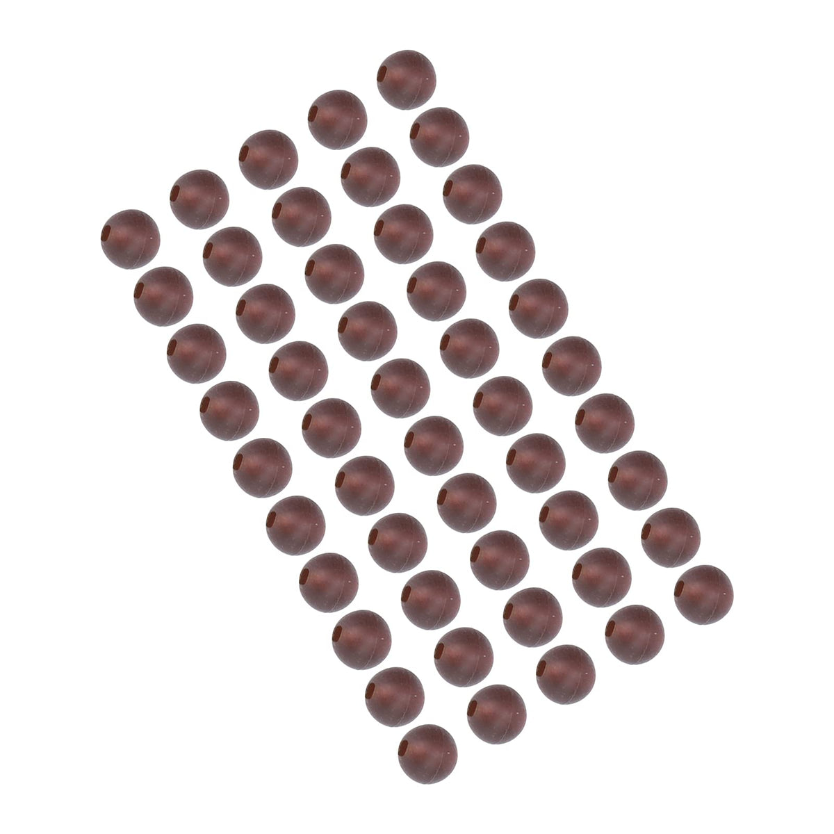 Alomejor rubber shock beads brown packaging for easy storage
