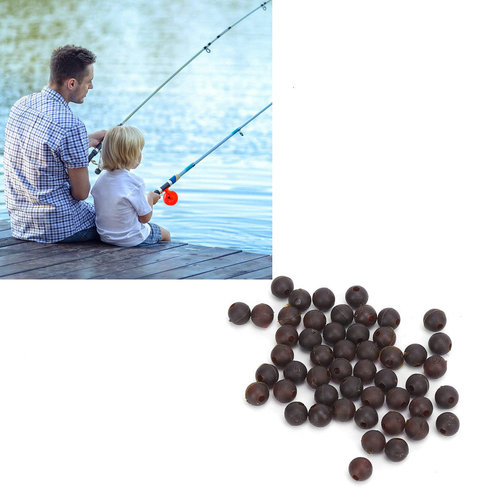 Alomejor rubber shock beads on bait enhance deep-water allure