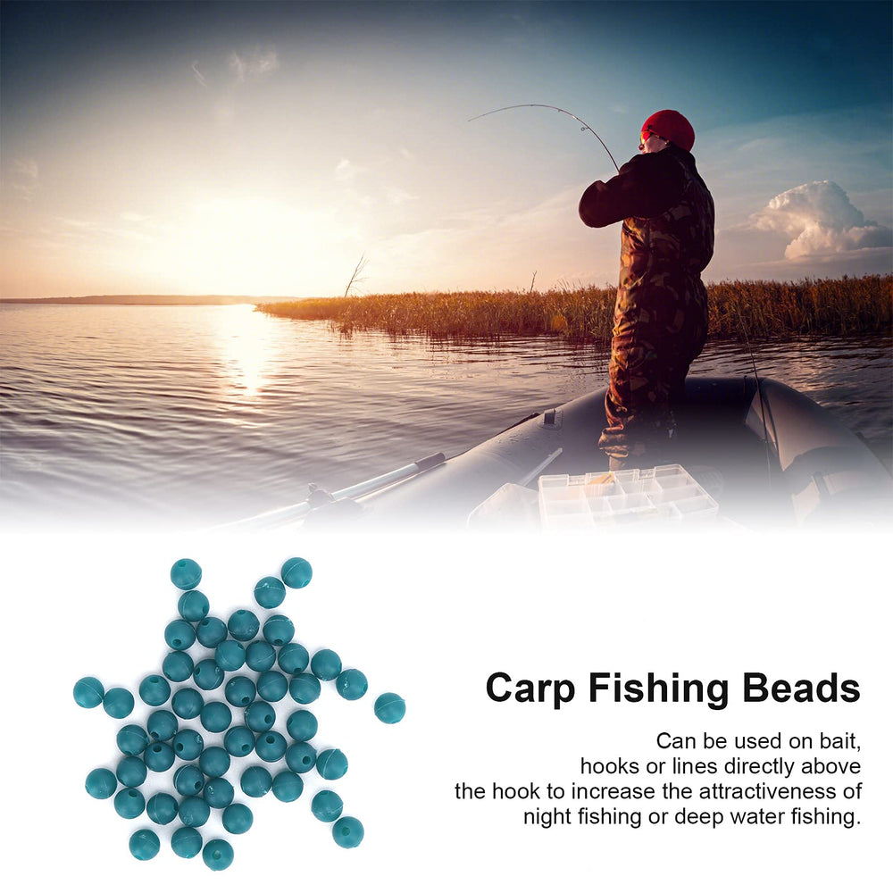 Beads in night fishing scenario demonstrating subtle attraction and placement