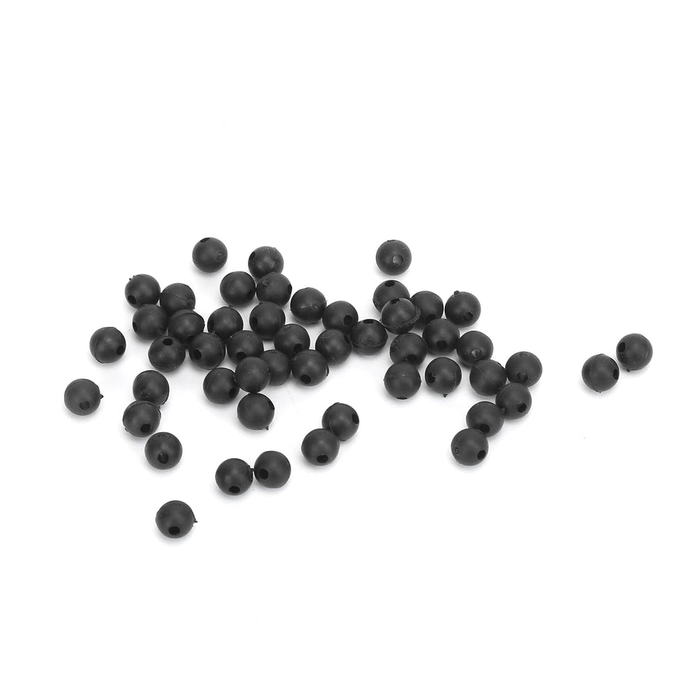 Alomejor rubber shock beads in night fishing setup enhancing visibility