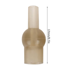 Alomejor rubber terminal knot protector 17mm; secures bait and prevents slippage.