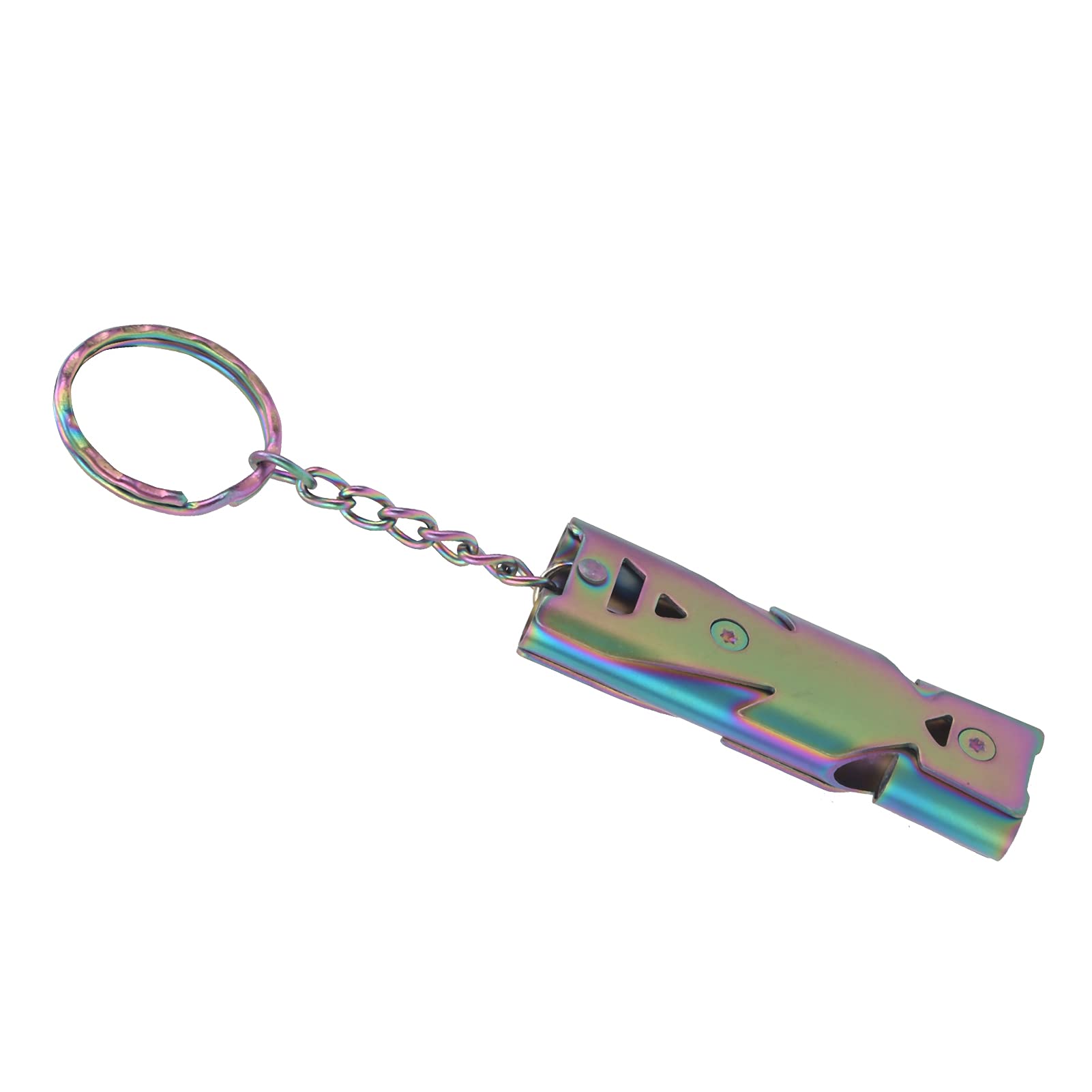 Lightweight Alomejor whistle resting on trail gear for safety.